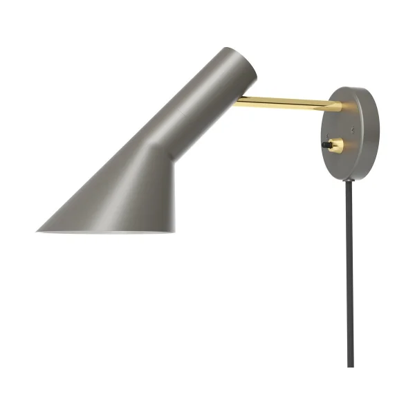 Louis Poulsen AJ wall lamp Brass-warm grey