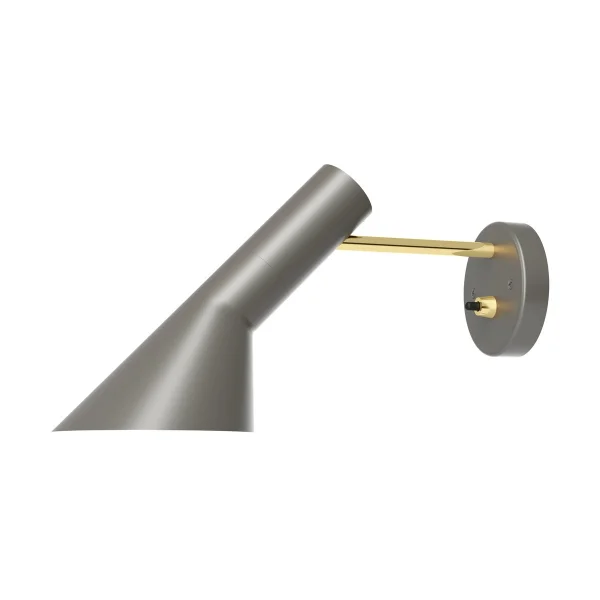 Louis Poulsen AJ wall lamp fixed installation Brass-warm grey