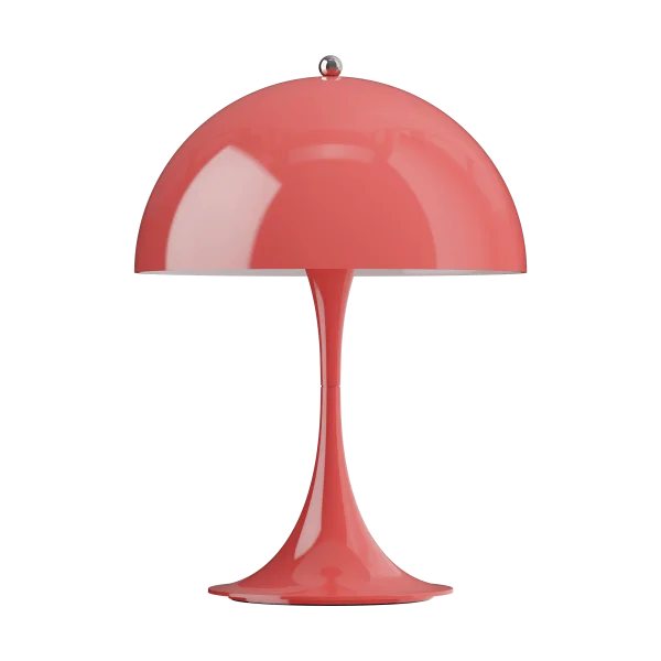 Louis Poulsen Panthella 250 portable table lamp Opaque coral