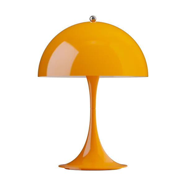 Louis Poulsen Panthella 250 portable table lamp Opaque orange