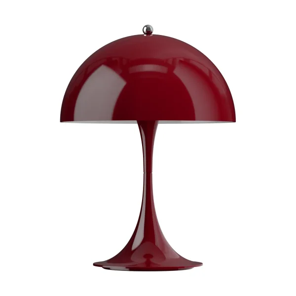 Louis Poulsen Panthella 250 portable table lamp V3 Opaque burgundy