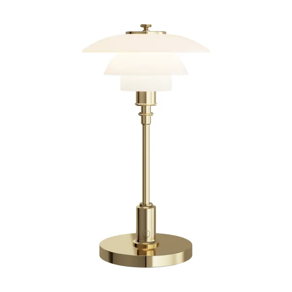 Louis Poulsen PH 1/1 portable table lamp Brass-plated