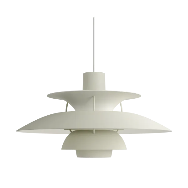 Louis Poulsen PH 5 pendant lamp monochrome Pale pewter