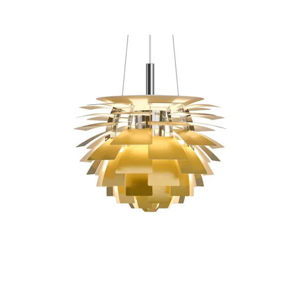 Louis Poulsen PH Artichoke pendant lamp LED Brass, Ø48 cm