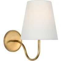 Lyndsie Wall Light Brass, Light, Hand-Rubbed Antique Brass - Andrew Martin