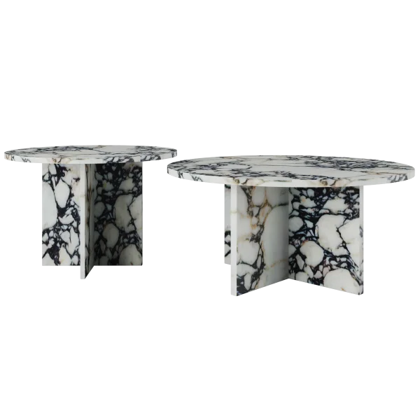 Marble Furniture | Marmo Nest of Tables - Set of Two