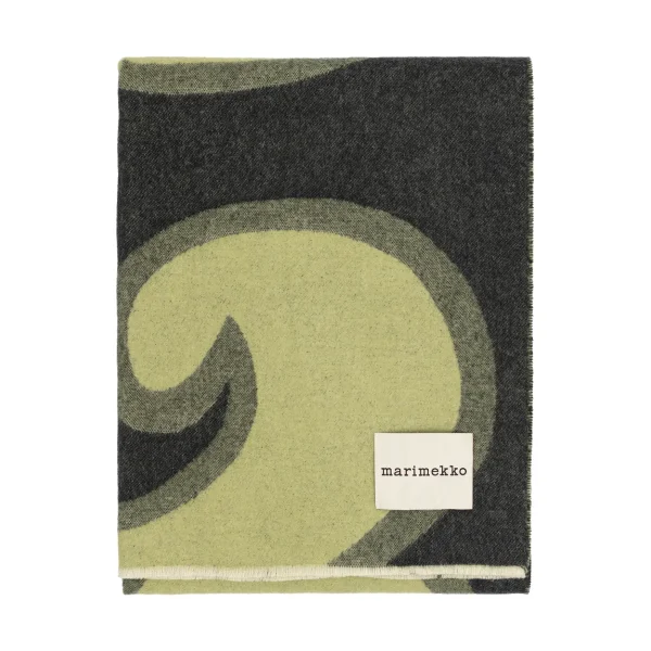 Marimekko Jokeri throw 130x170 cm Dark green-pear