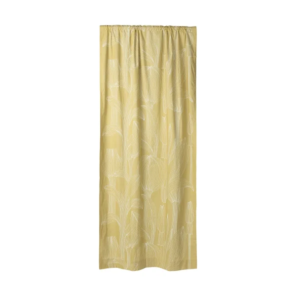 Marimekko Kukat Puhkeavat curtain length 135x250 cm Khaki-white