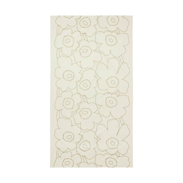 Marimekko Piirto Unikko tablecloth 135x250 cm Linen- gold