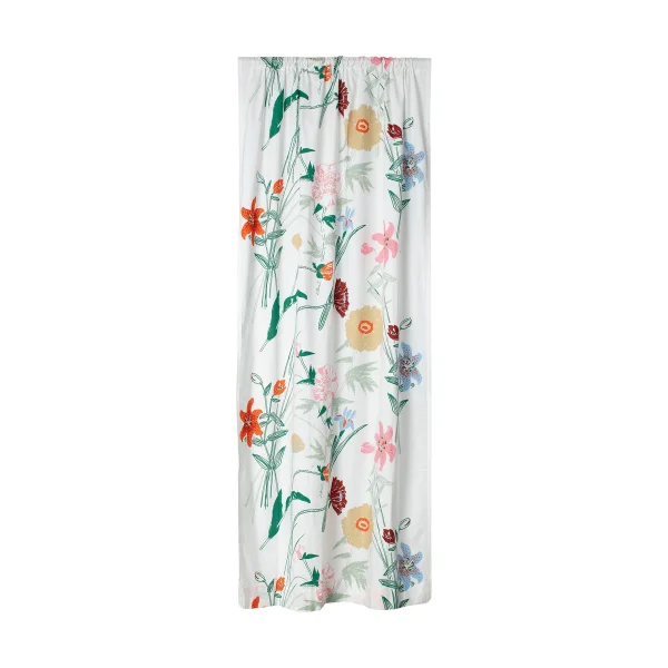 Marimekko Puutarhakutsut curtain length 135x245 cm White-green-orange-beige