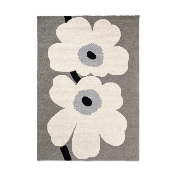 Marimekko Unikko anniversary outdoor rug Grey, 200x280 cm
