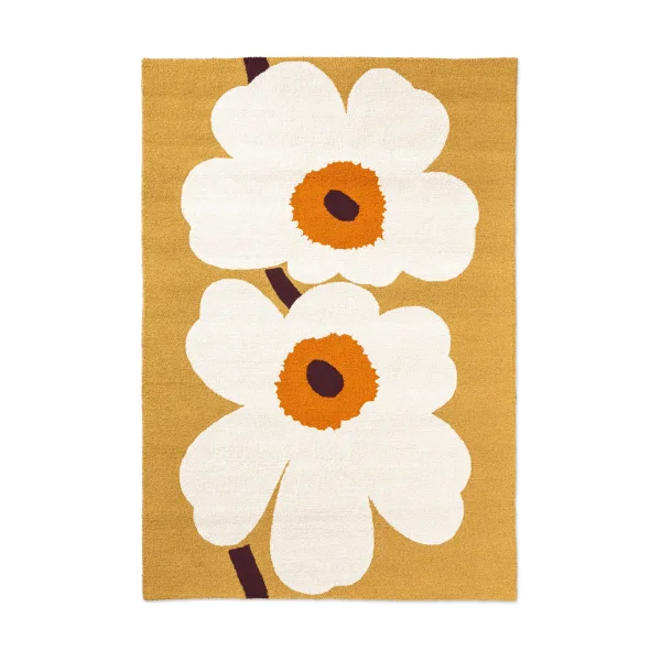 Marimekko Unikko anniversary outdoor rug Honey, 160x230 cm