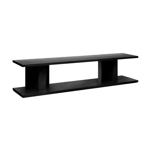 Massproductions BIT side table Black stained oak