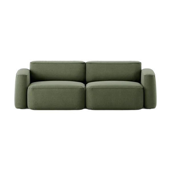 Massproductions Patch 2.5-seater sofa Linara 100 Tarragon