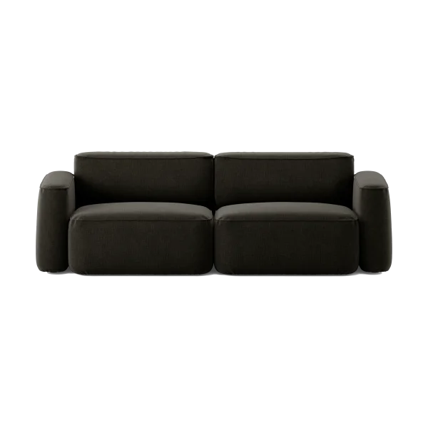 Massproductions Patch 2.5-seater sofa Linara 90 Espresso
