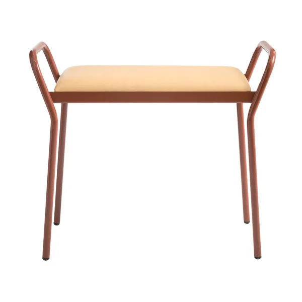 Maze Around stool Cinnamon-vegeta trace leather