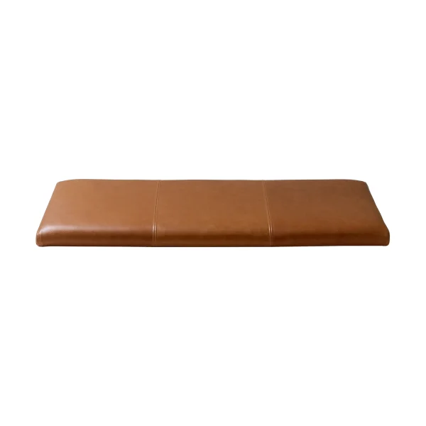 Maze Gentle seat cushion for bench Elmo leather vintage cognac, 74.5x2.5x28.5 cm
