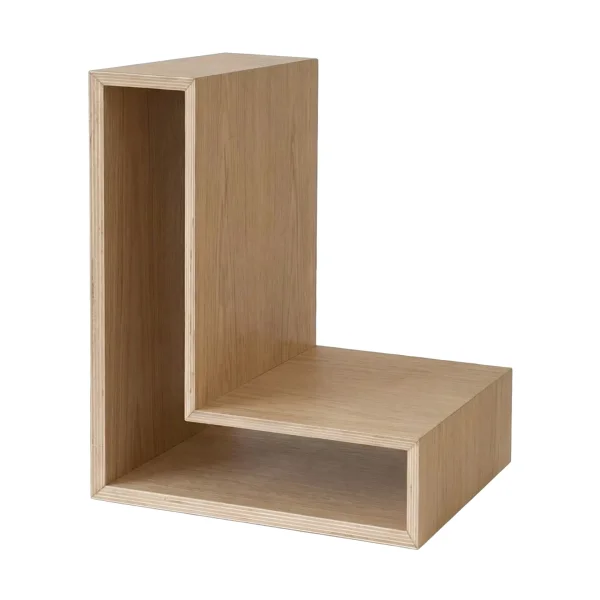 Maze L-shelf wall shelf Oak, 30x38x29 cm