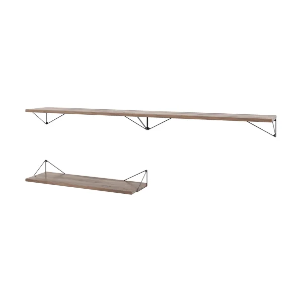 Maze Pythagoras Bundle A shelving system walnut-black Pythagoras Bundle A shelving system walnut-black