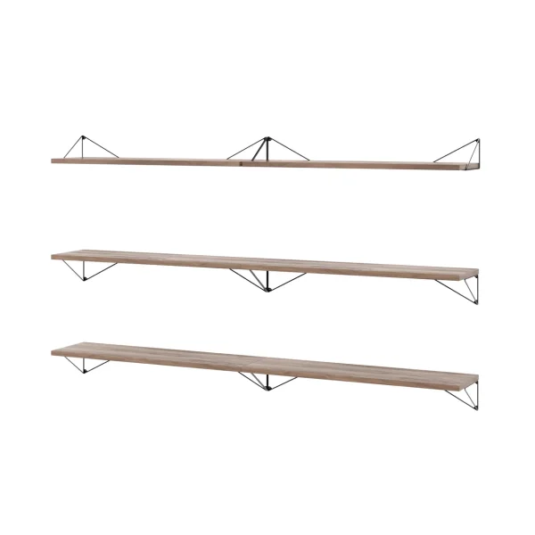 Maze Pythagoras Bundle B shelving system walnut-black Pythagoras Bundle B shelving system walnut-black