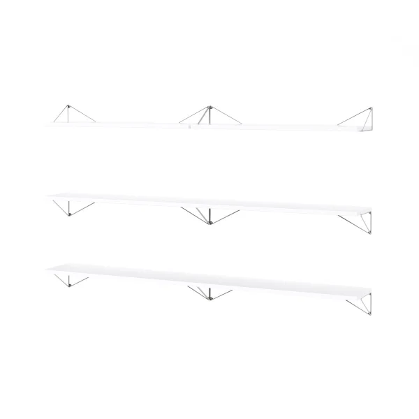 Maze Pythagoras Bundle B shelving system white-chrome