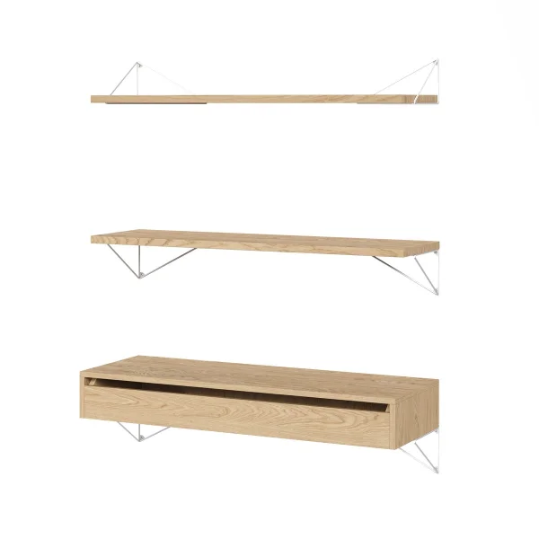 Maze Pythagoras Bundle C shelving system oak-white