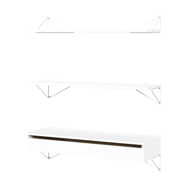 Maze Pythagoras Bundle C shelving system white-white Pythagoras Bundle C shelving system white-white