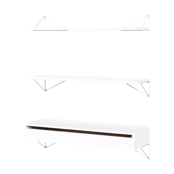 Maze Pythagoras Bundle C shelving system white-white