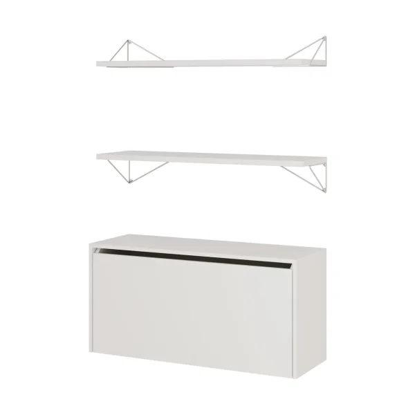 Maze Pythagoras Bundle F shelving system white-white Pythagoras Bundle F shelving system white-white