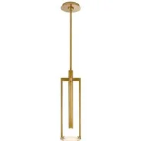 Melange Disc Pendant Brass, Pendant Light, Small, Antique-Burnished Brass - Andrew Martin