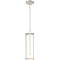 Melange Disc Pendant Nickel, Pendant Light, Small, Polished Nickel - Andrew Martin