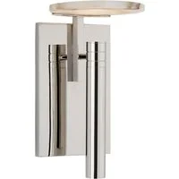 Melange Disc Wall Light Nickel, Light, Polished Nickel - Andrew Martin