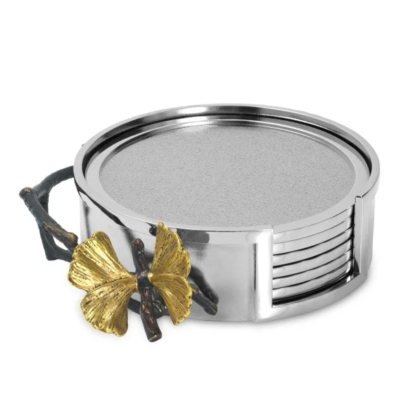 Michael Aram | Butterfly Ginkgo Coaster Set