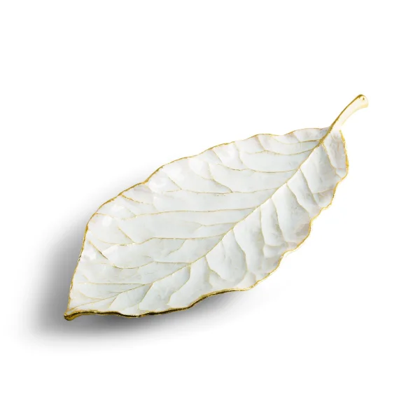 Michael Aram |  Winter Leaves Magnolia Dish