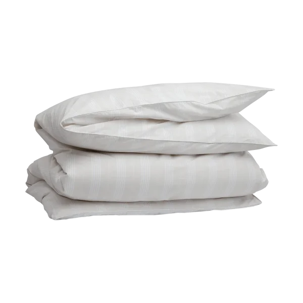 Mille Notti Camicia duvet cover Beige, 220x220 cm