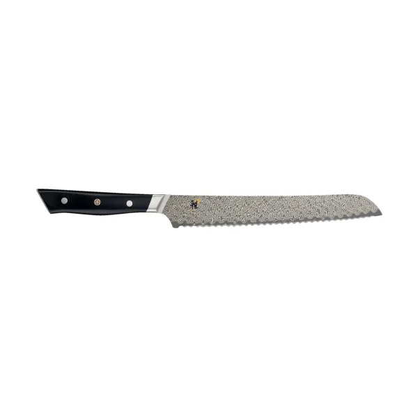 Miyabi Hibana 800DP bread knife 24 cm Damascus black
