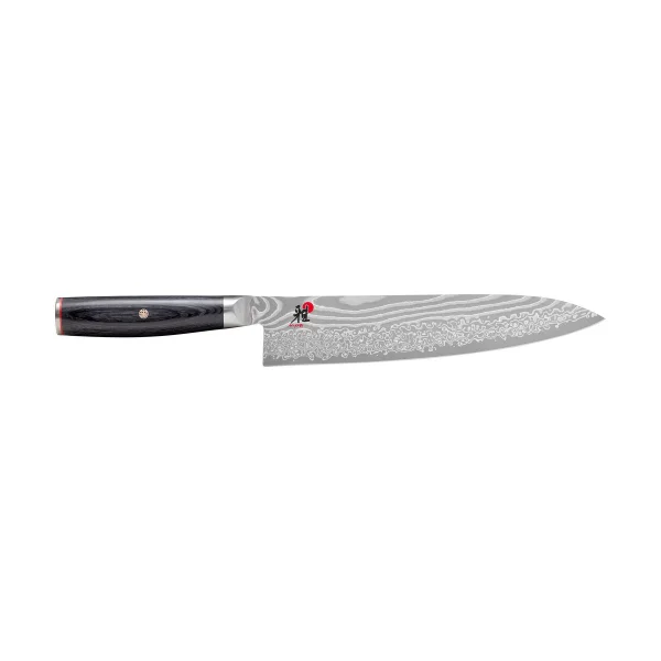 Miyabi Raw 5000FCD chef knife gyutoh 24 cm Damascus-black