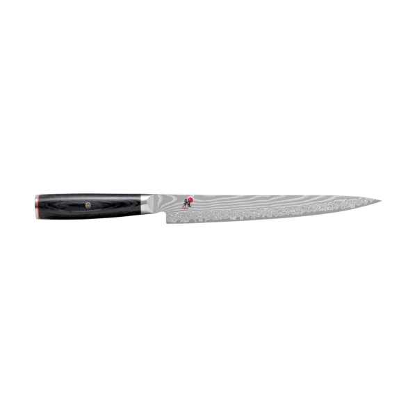 Miyabi Raw 5000FCD sujihiki fillet knife 24 cm Damaskus-black