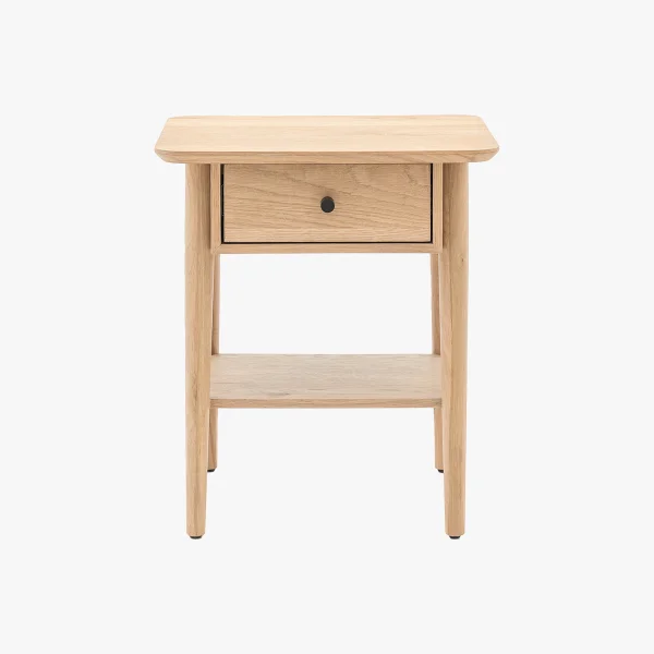 Modaro 1 Drawer Bedside Table in Natural