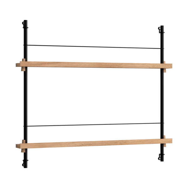 MOEBE Moebe magazine rack Oak-black