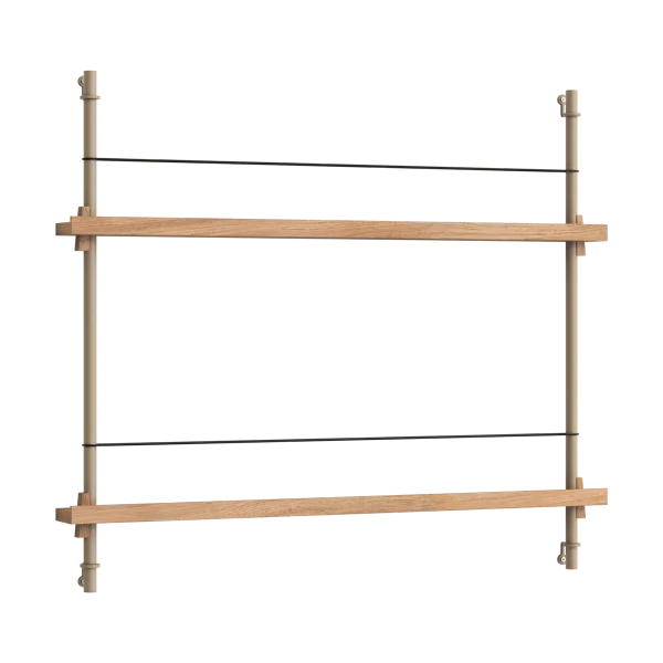 MOEBE Moebe magazine rack Oak-grey