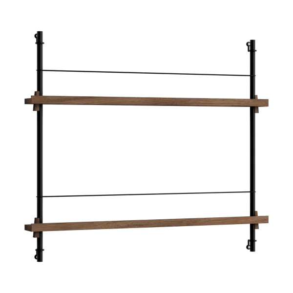 MOEBE Moebe magazine rack Smoked oak-black