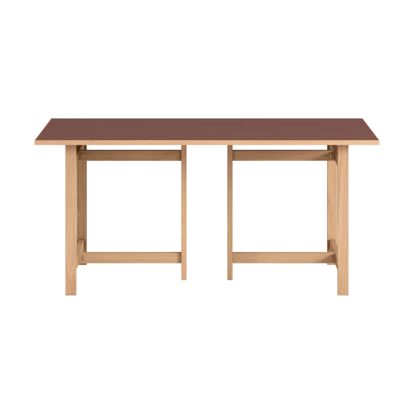 MOEBE Moebe Rectangular dining table Burgundy, 160x90 cm