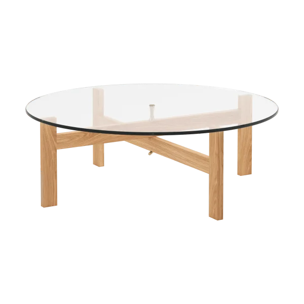 MOEBE Moebe Round coffee table Ø88 cm Oak