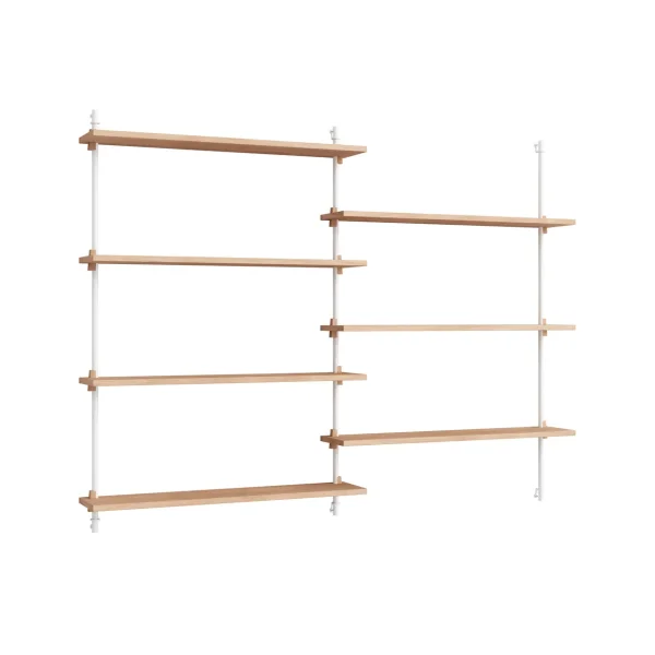 MOEBE Moebe wall shelving ws.115.2 Oak-white