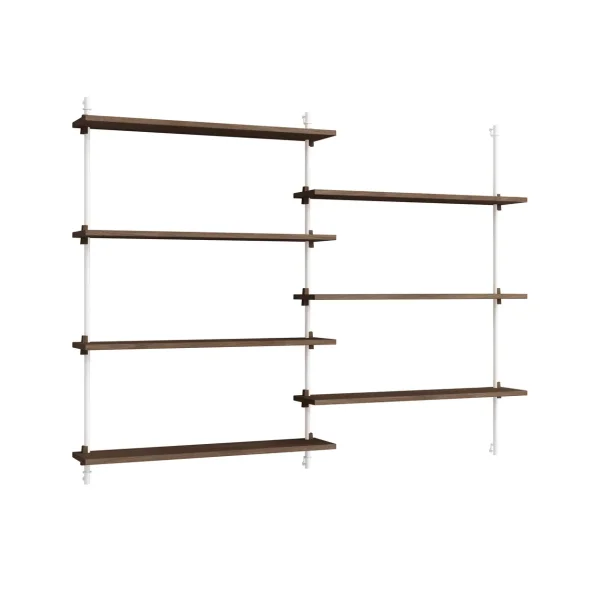 MOEBE Moebe wall shelving ws.115.2 Smoked oak-white