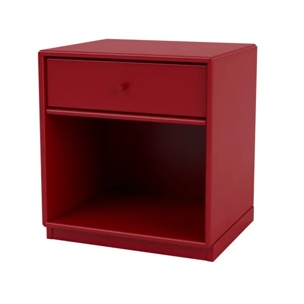 Montana Dream bedside table Beetroot 165, base 3cm