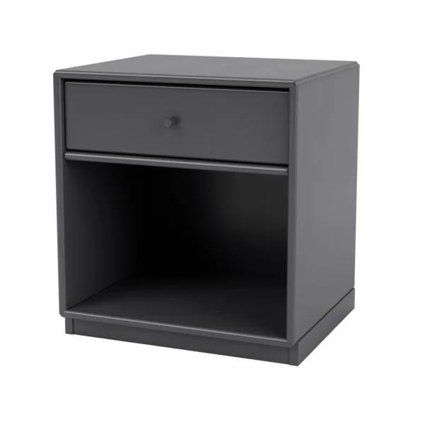 Montana Dream bedside table Coal 36, base 3cm