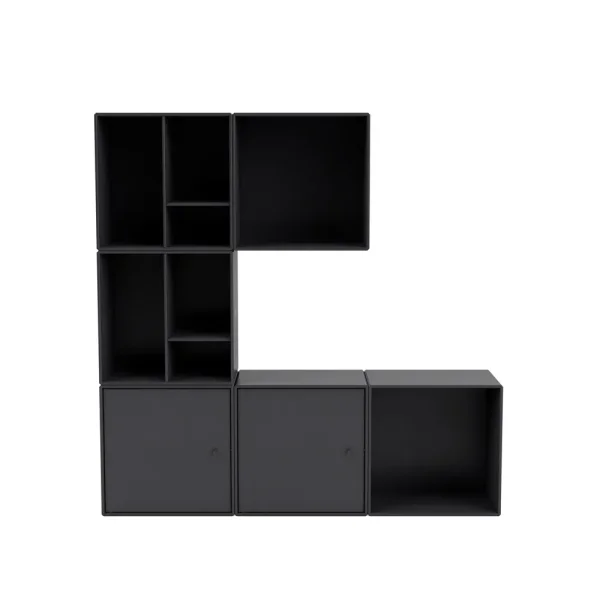 Montana Montana Mini shelving system 6x2 Anthracite Montana Mini shelving system 6x2 Anthracite