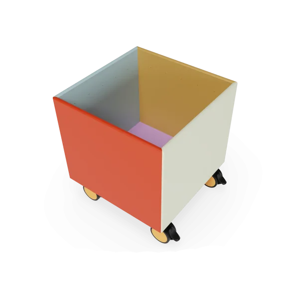 Montana Montana x KIMPOP Box storage box with wheels 34.4x37.8x35.4 cm